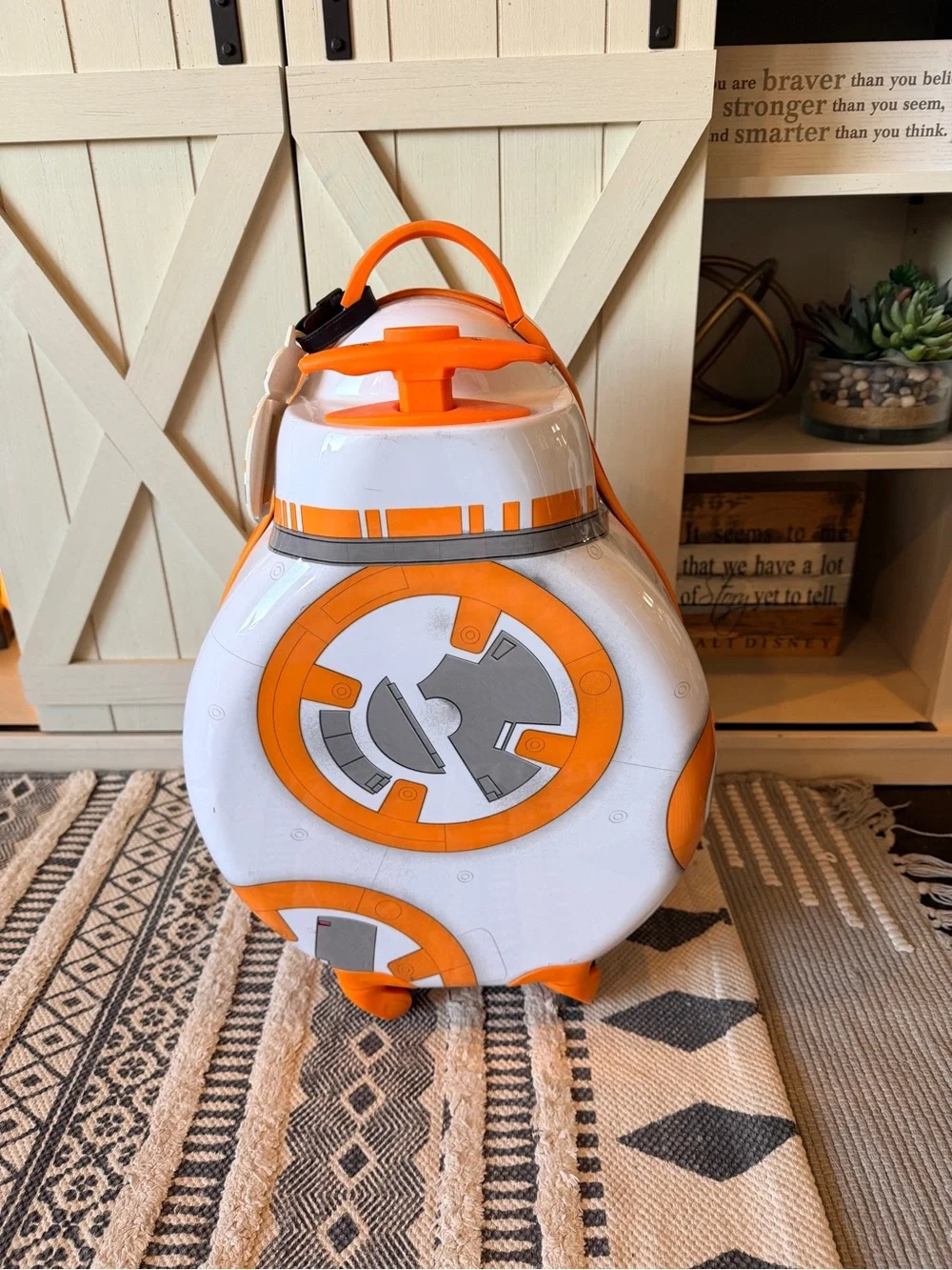 Disney Store Star Wars luggage BB-8 Spinning Rolling Hard shell Luggage BB8